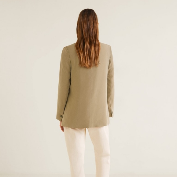 MANGO Tortoiseshell button blazer - Picture 6 of 8